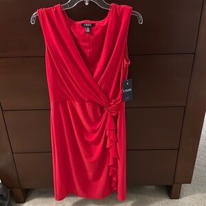 NWT Red cap sleeve dress